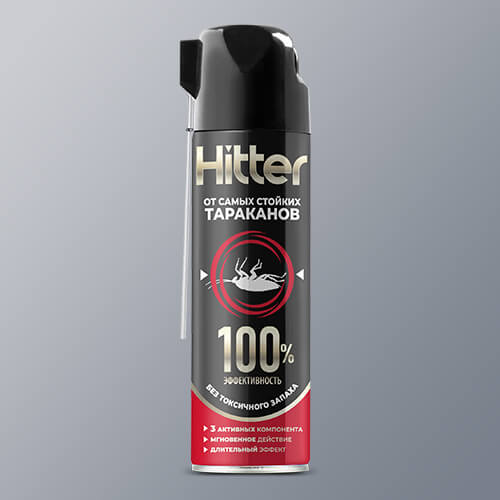 Спрей Hitter от самых стойких тараканов